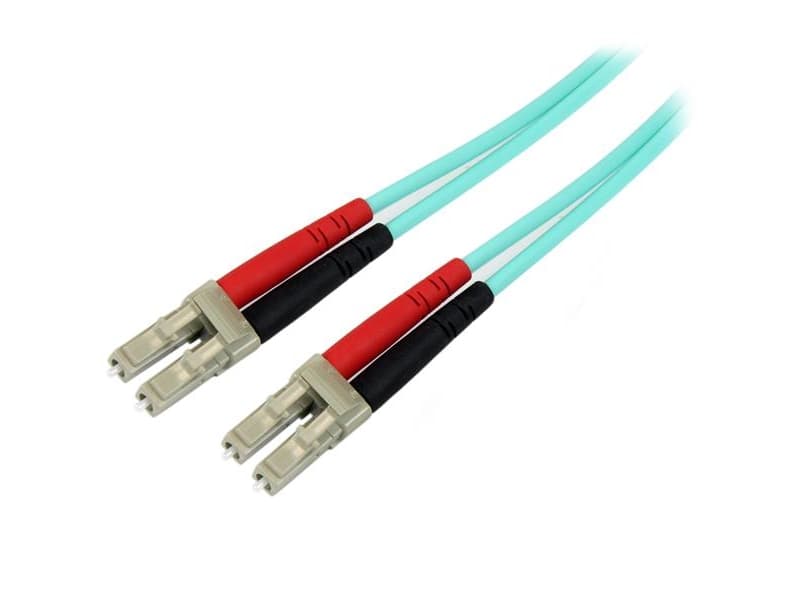 StarTech.com 450FBLCLC1, 1 m, OM4, LC, LC, Hankjønn/hankjønn, Turkis