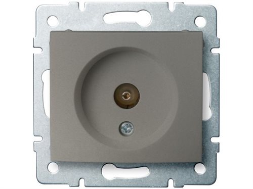 Bild av Kanlux DOMO type F final aerial socket Champagne (25038)