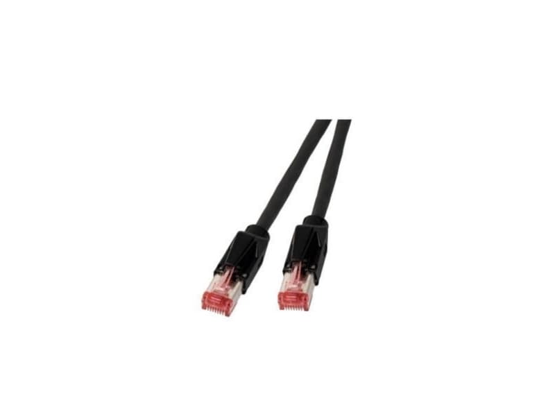 EFB Elektronik K8050.20, 20 m, Cat6a, S/FTP (S-STP), RJ-45, 6 x RJ-45, Svart