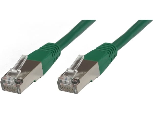 MicroConnect - Nettverkskabel - RJ-45 (hann) til RJ-45 (hann) - 20 m - SFTP, PiMF - CAT 6 - halogenfri, flertrådet - grønn