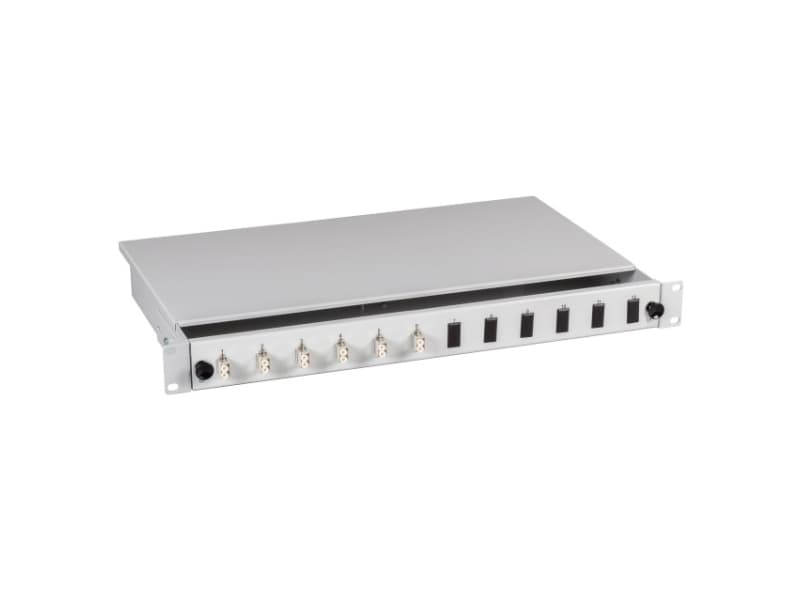 EFB Elektronik B71902.12OM3, LC, Grå, Rackmontering, 483 mm, 44,5 mm, 244 mm