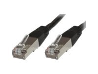 Bild av MicroConnect - Nätverkskabel - RJ-45 (hane) till RJ-45 (hane) - 3 m - STP - CAT 5e - tvinnad - svart