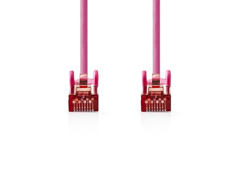 Nedis CCGP85221PK150, 15 m, Cat6, S/FTP (S-STP), RJ-45, RJ-45, Rosa