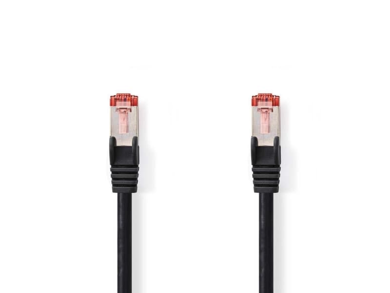 Nedis CCGP85221BK300, 30 m, Cat6, S/FTP (S-STP), RJ-45, RJ-45, Svart