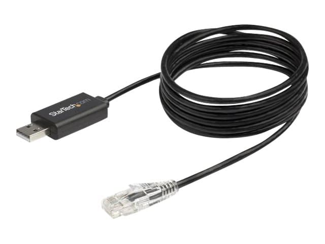 StarTech.com 6 ft (1.8 m) Cisco USB Console Cable - USB to RJ45 Rollover Cable - 460Kbps - Windows, Mac and Linux Compatible - M/M (ICUSBROLLOVR) - S