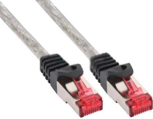 InLine 5m S-STP/PiMF Cat. 6, 5 m, RJ-45, RJ-45, Transparent