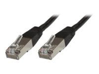 Bild av MicroConnect - Nätverkskabel - RJ-45 (hane) till RJ-45 (hane) - 10 m - FTP - CAT 5e - svart