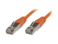 Bild av MicroConnect - Nätverkskabel - RJ-45 (hane) till RJ-45 (hane) - 3 m - STP - CAT 5e - tvinnad - orange