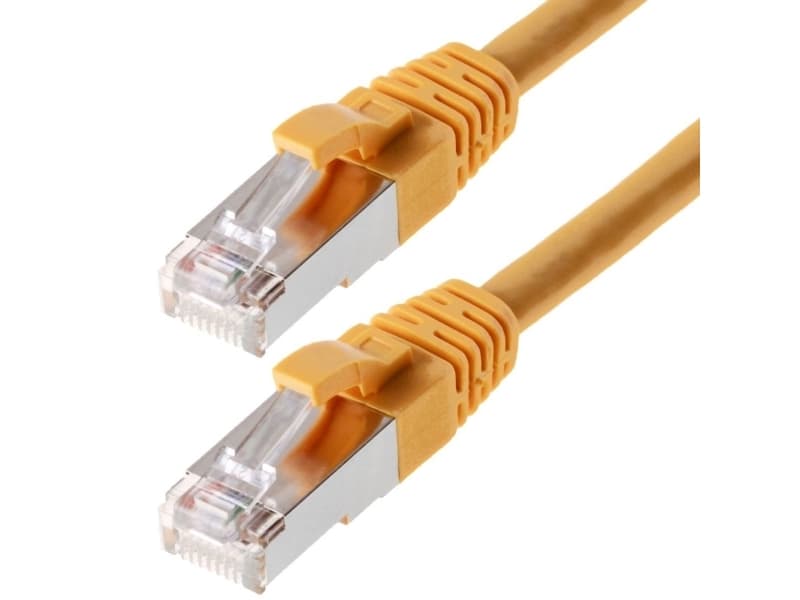 Helos CAT6 S/FTP (PIMF), 30m, 30 m, Cat6, SF/UTP (S-FTP), RJ-45, RJ-45, Gult