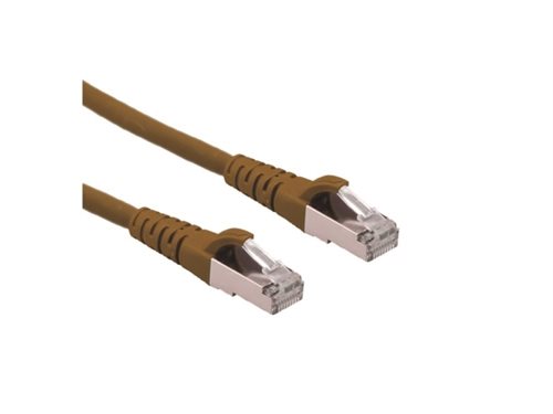 Bild av Roline Cat.6a S/Ftp, 15 m, Cat6a, S/Ftp (S-Stp), Rj-45, Rj-45, Brun