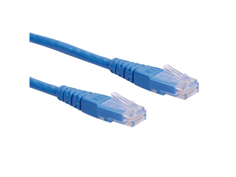 ROLINE 0.3m Cat6 UTP, 0,3 m, Cat6, U/UTP (UTP), RJ-45, RJ-45, Blå
