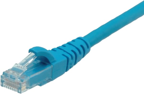 ROLINE 0.5m Cat.6a UTP, 0,5 m, Cat6a, U/UTP (UTP), RJ-45, RJ-45, Blå