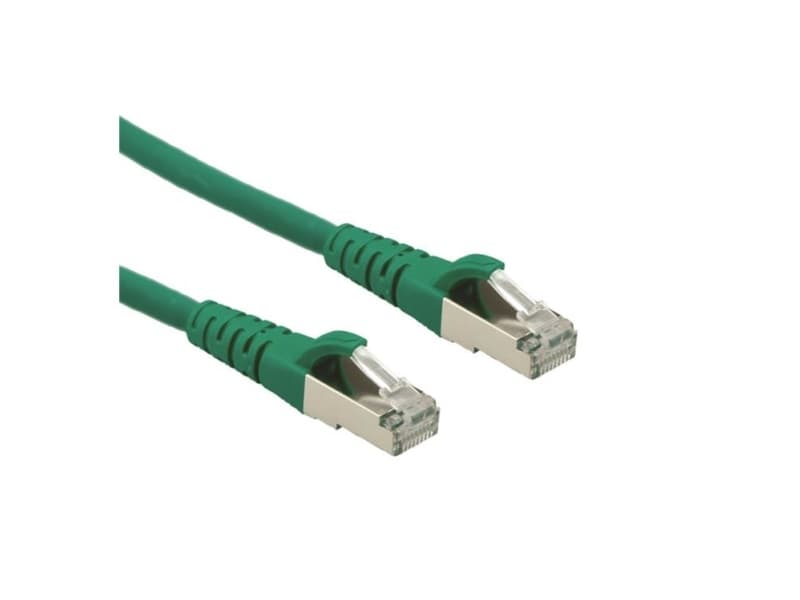 ROLINE CAT.6a S/FTP, 7 m, Cat6a, S/FTP (S-STP), RJ-45, RJ-45, Grön