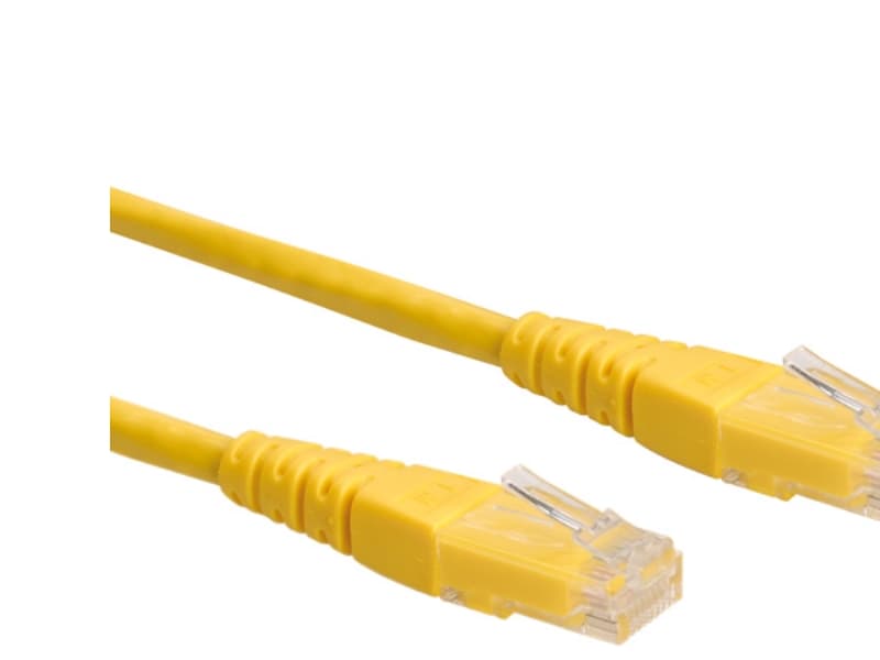 ROLINE 21.15.1542, 2 m, Cat6, U/UTP (UTP), RJ-45, RJ-45, Gul