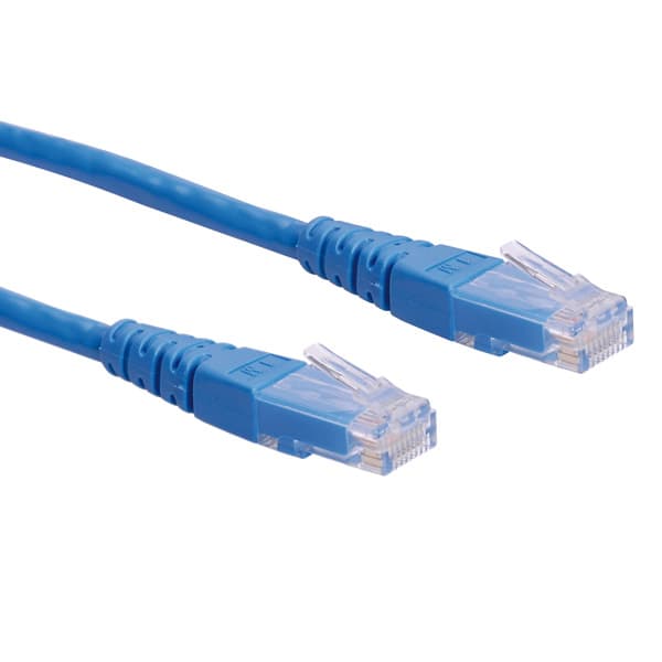 ROLINE 21.15.1544, 2 m, Cat6, U/UTP (UTP), RJ-45, RJ-45, Blå