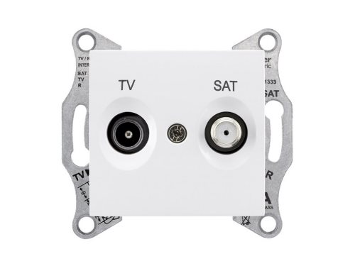 Bild av Schneider Electric 1dB final TV/SAT antenna socket white (SDN3401621)