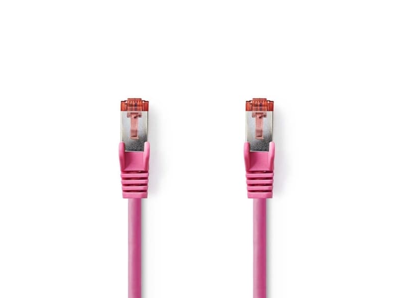 Nedis CCGP85221PK300, 30 m, Cat6, SF/UTP (S-FTP), RJ-45, RJ-45, Rosa