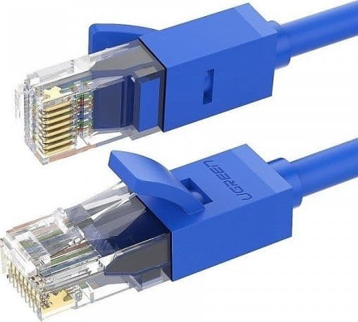 UGREEN Ethernet RJ45, Cat.6, UTP verkkokaapeli, 5m (sininen)