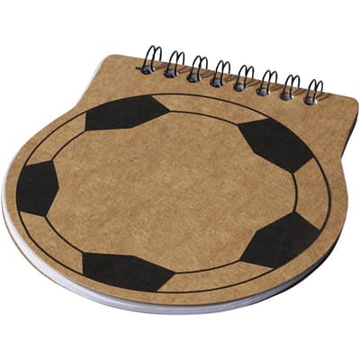 Bullet Score Football Shaped Notebook