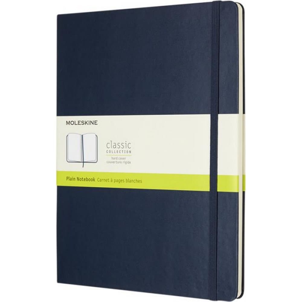 Moleskine Klassisk XL hårt omslag plan anteckningsbok