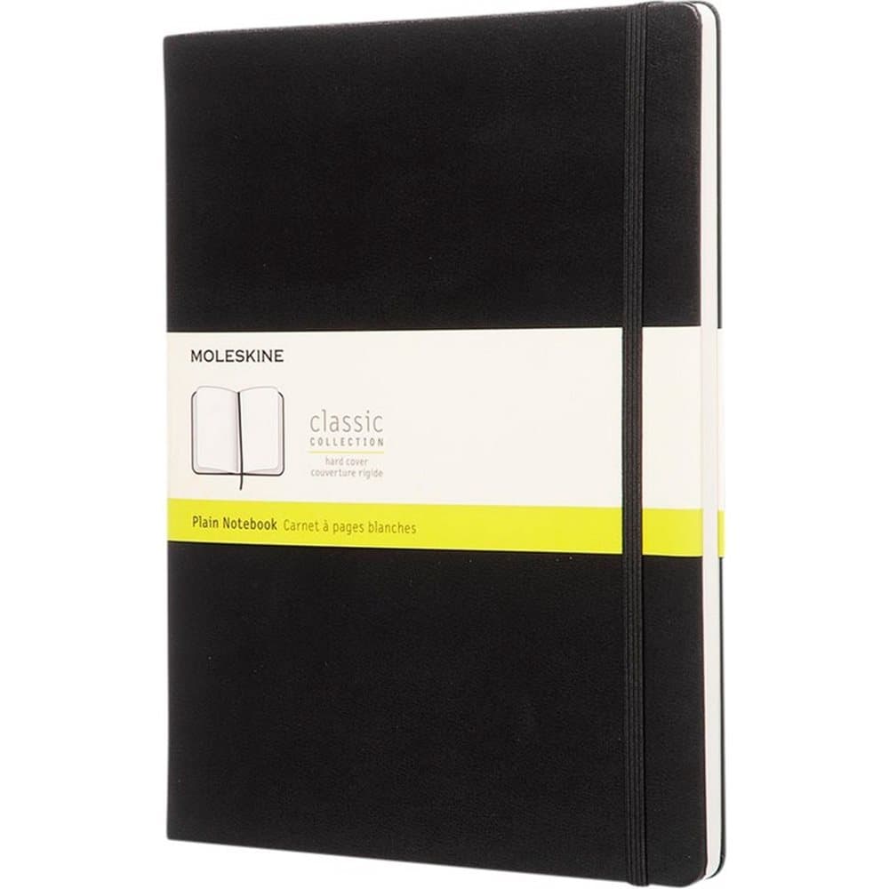 Moleskine Klassisk XL hårt omslag plan anteckningsbok