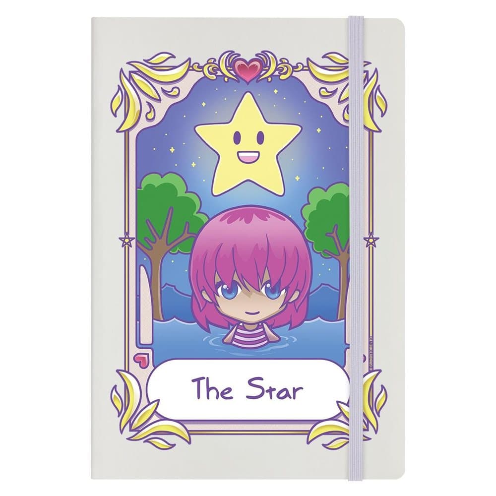 Deadly Tarot Kawaii The Star A5 Hard Cover Notebook