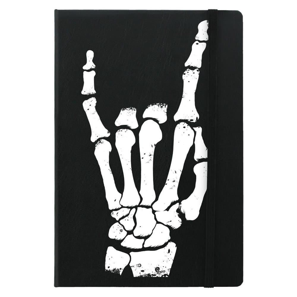 Grindstore Skelett Rock Hand A5 Hard Cover Notebook