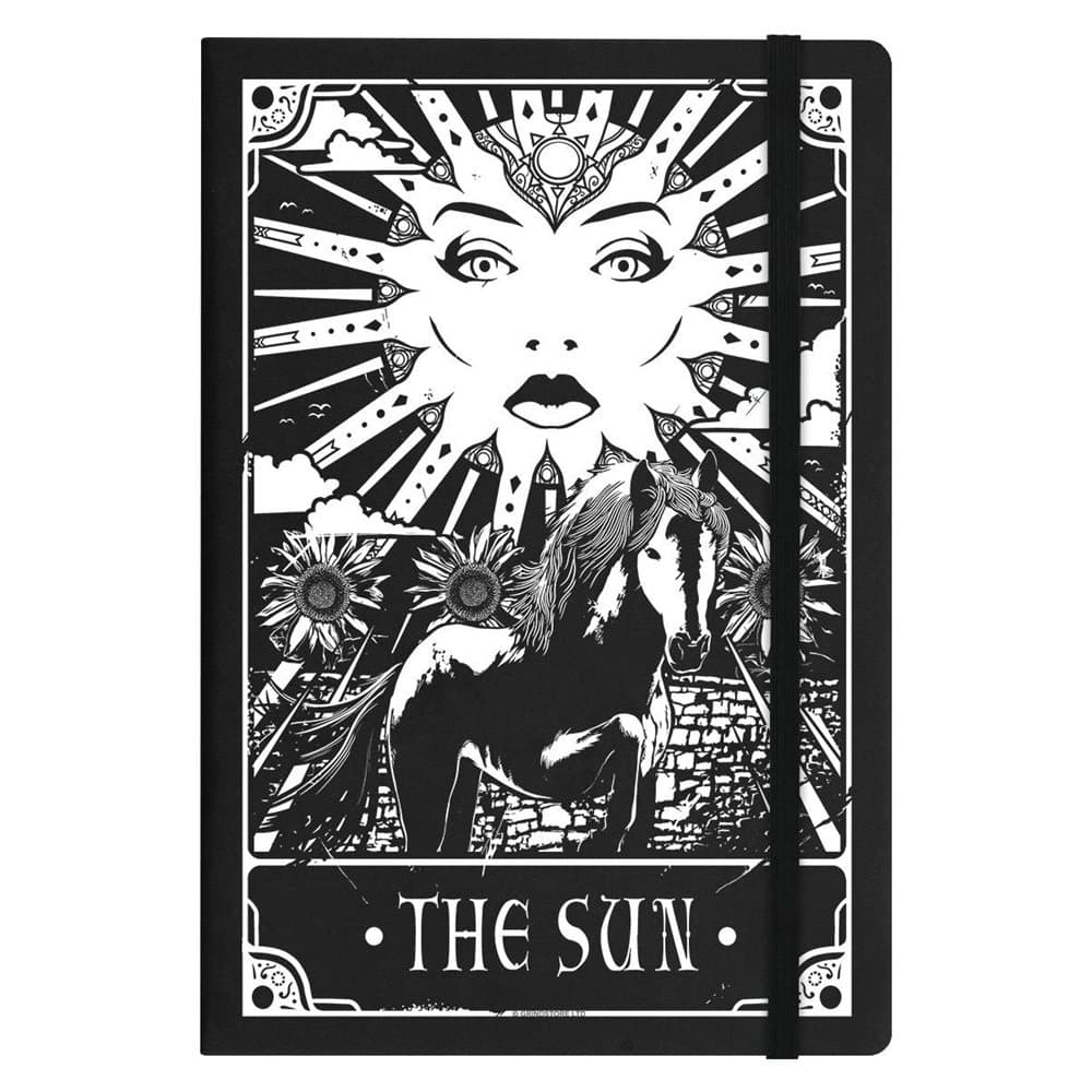 Deadly Tarot The Sun A5 Hard Cover Notebook
