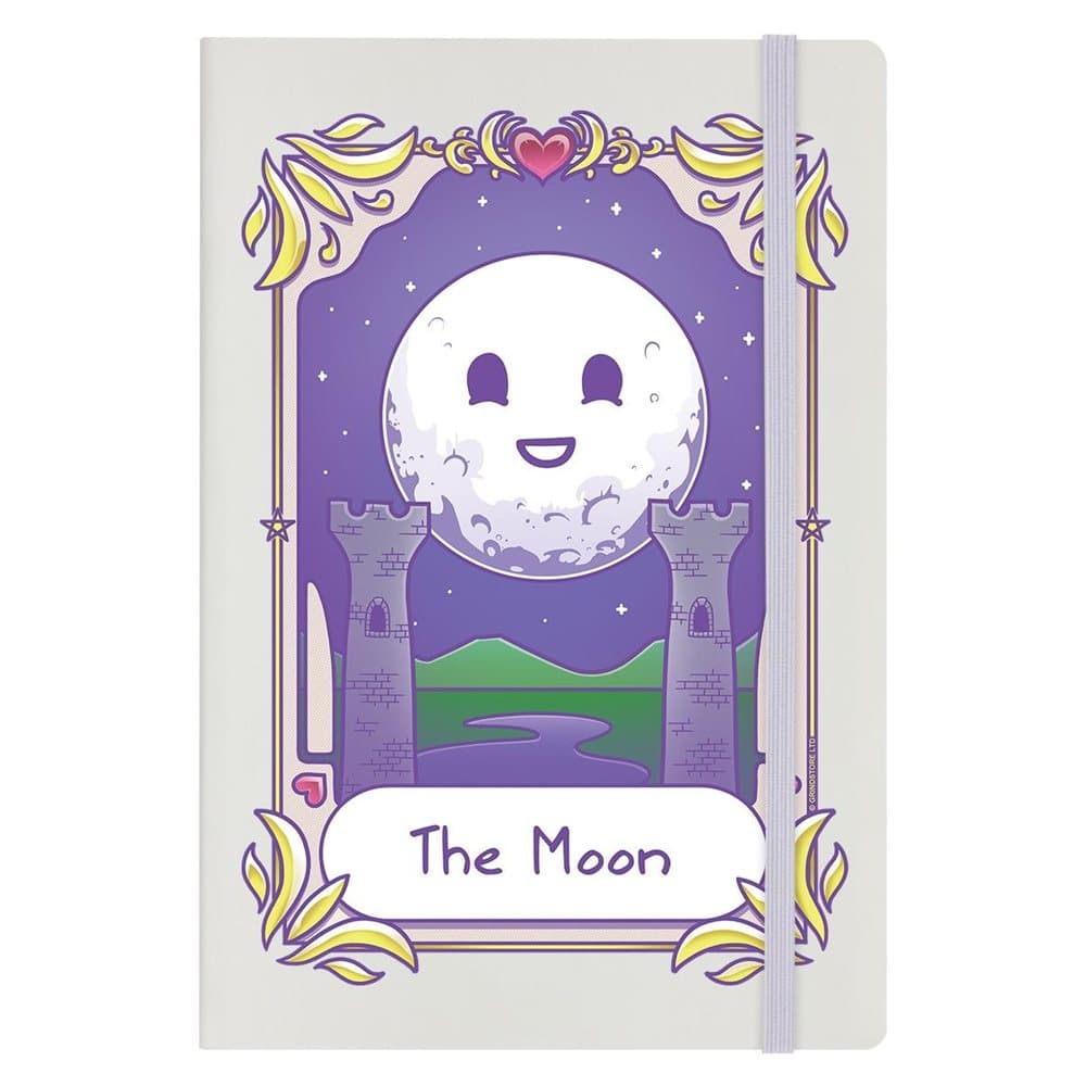 Deadly Tarot Kawaii The Moon A5 Hard Cover Notebook