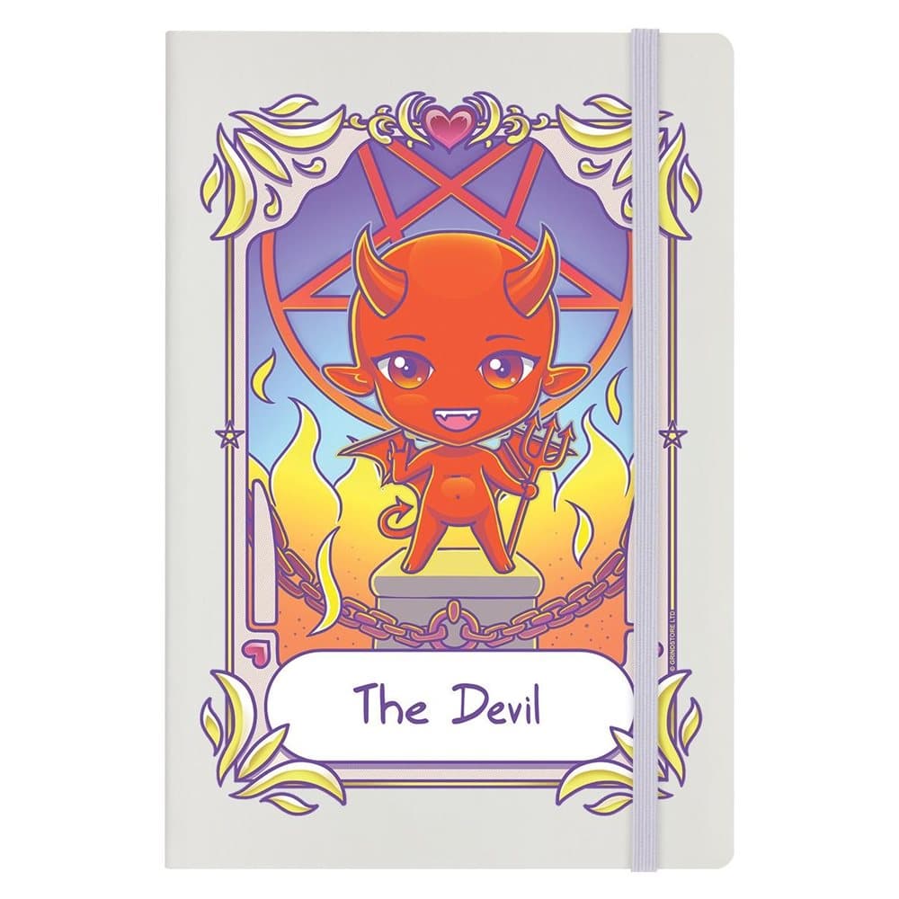 Deadly Tarot Kawaii The Devil A5 Hard Cover Notebook