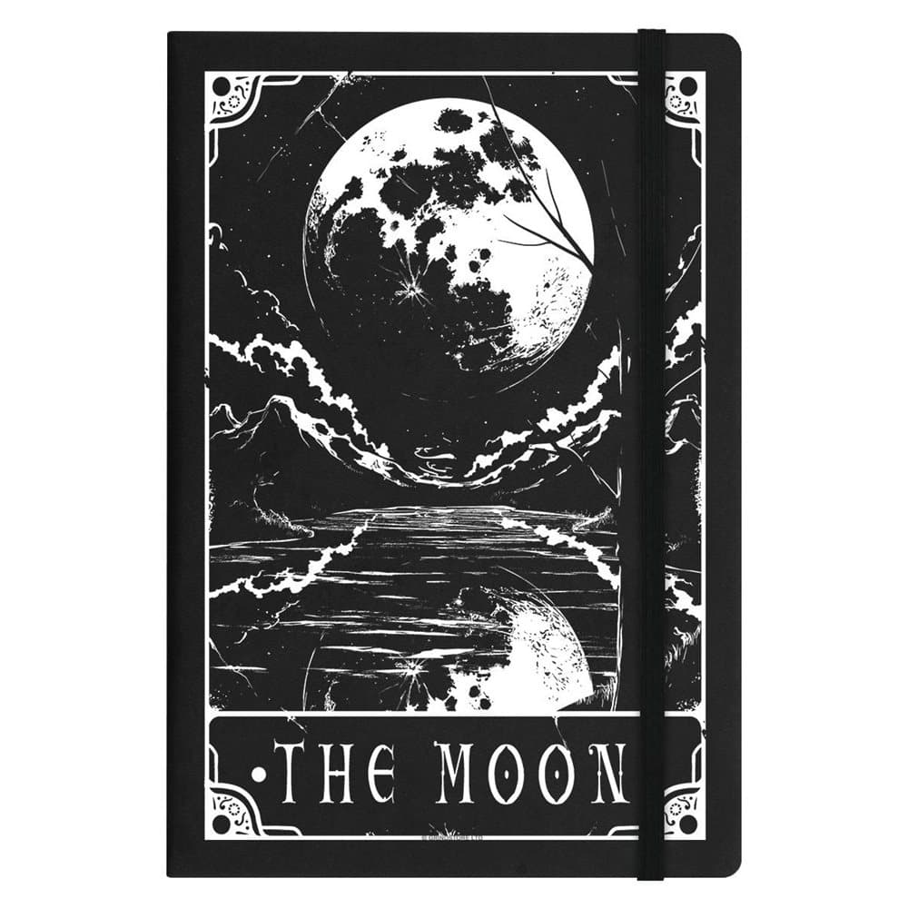 Deadly Tarot The Moon A5 Hard Cover Notebook
