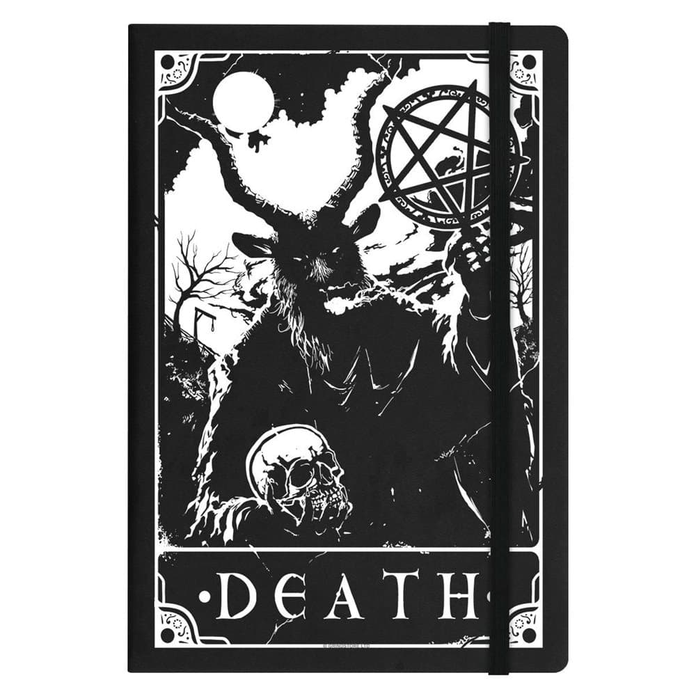 Deadly Tarot Death A5 Hard Cover Notebook