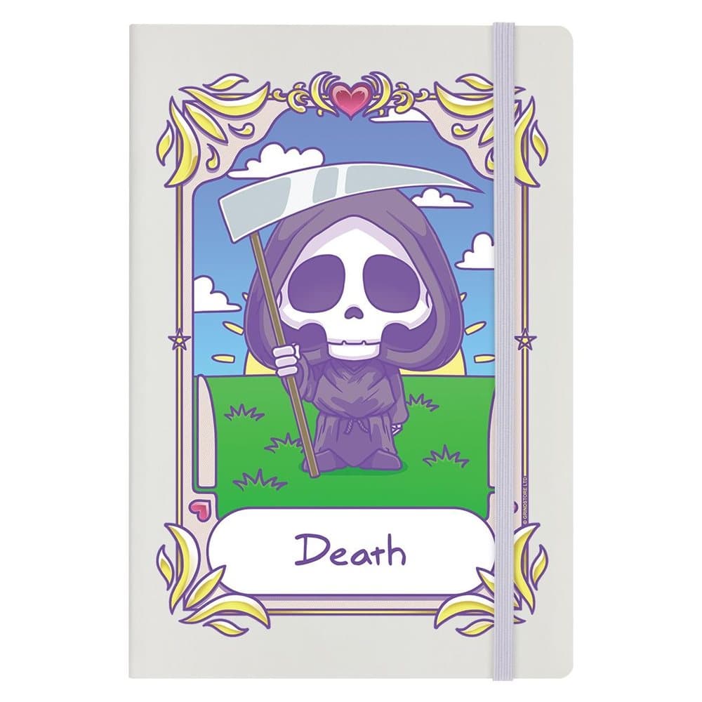 Deadly Tarot Kawaii Death A5 Hard Cover Notebook