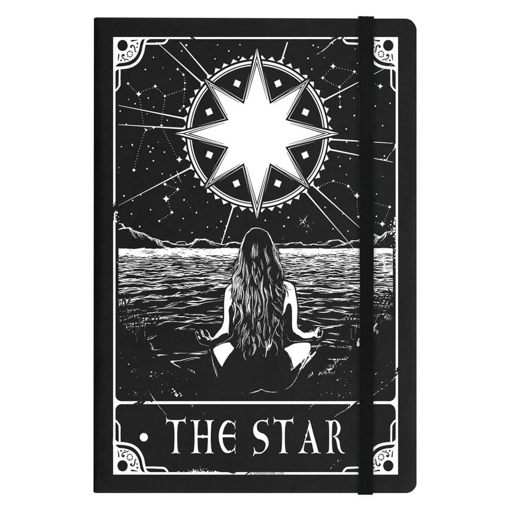 Deadly Tarot Star A5 Hårt omslagsbok