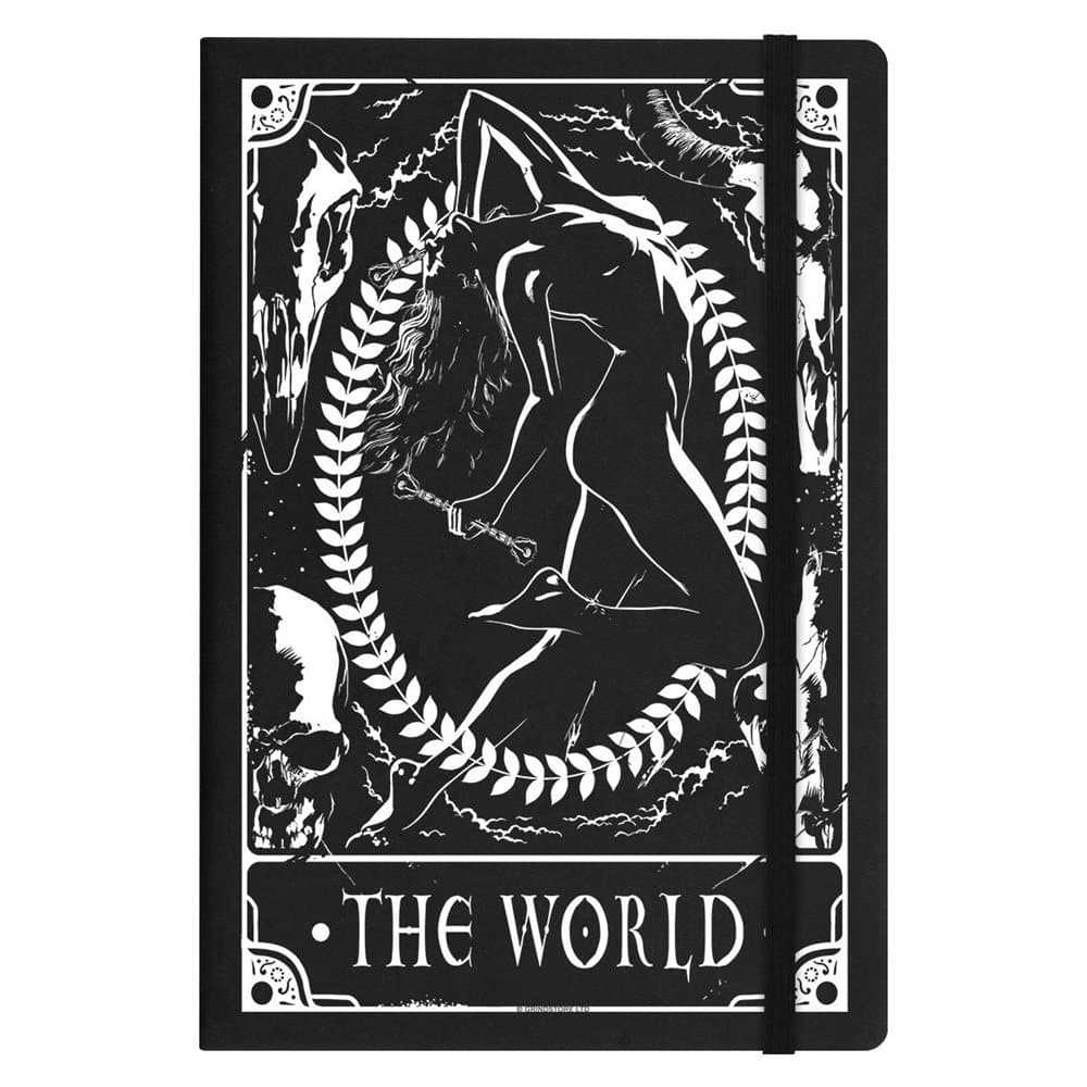 Deadly Tarot World A5 Hard Cover Notebook
