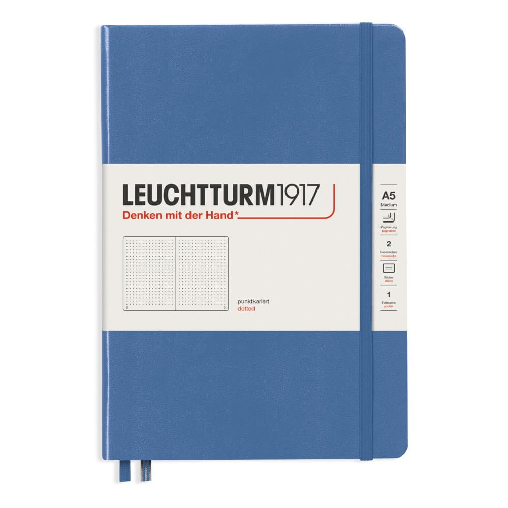 Leuchtturm1917 A5 Hard denim 249 p. dotted