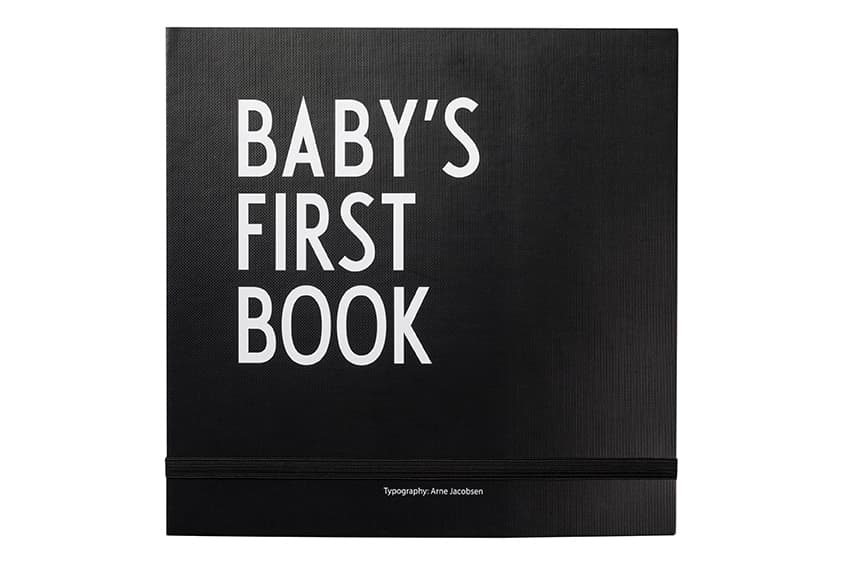 Design Letters Babyns första bok Svart