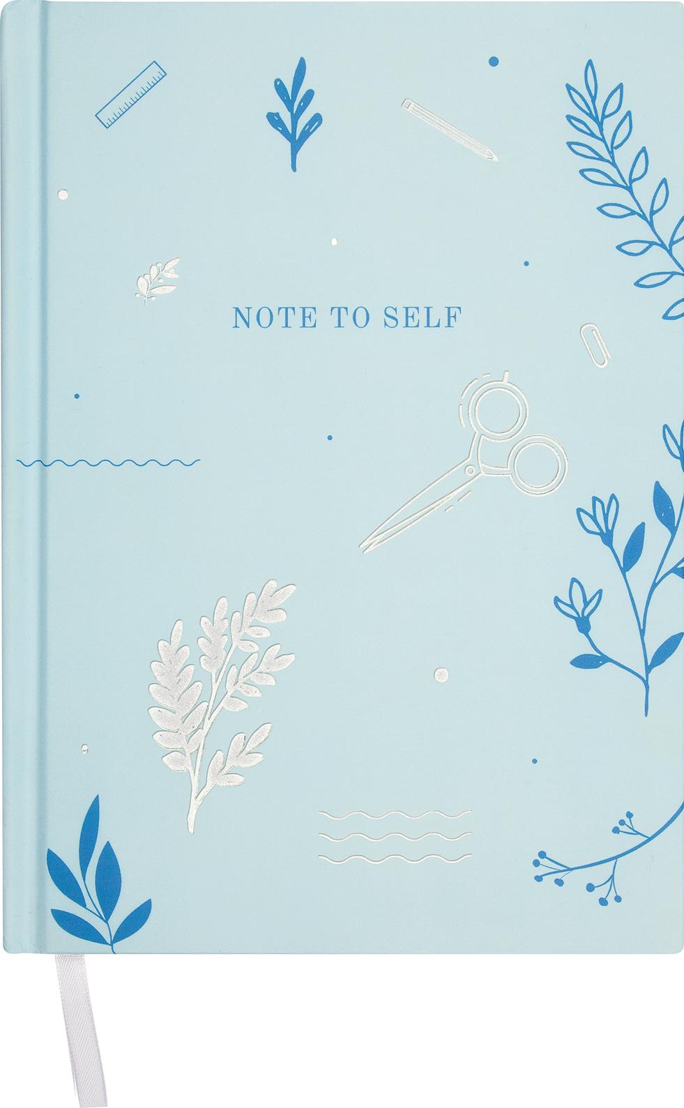 Anteckningsbok Note to self inbunden Burde