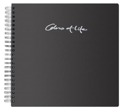 Fotoalbum Colors of Life 240x230 mm Svart Burde