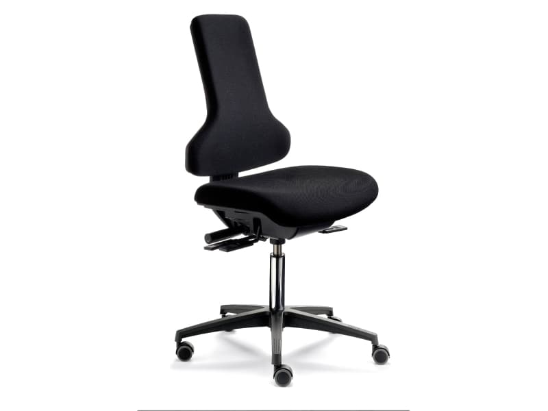 Kontorstol dauphin tec profile, sort