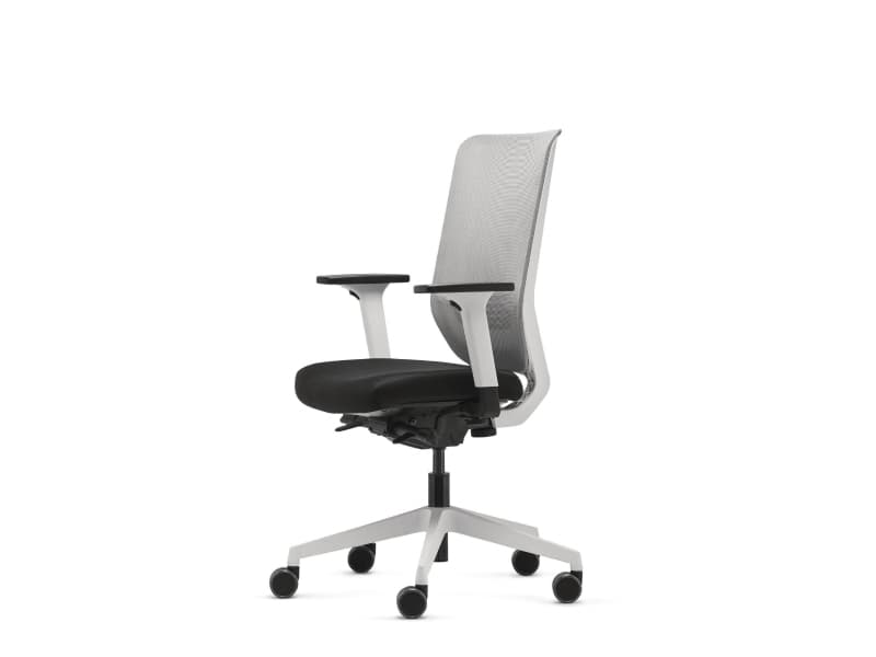 Kontorstol dauphin sync2 sc hvid