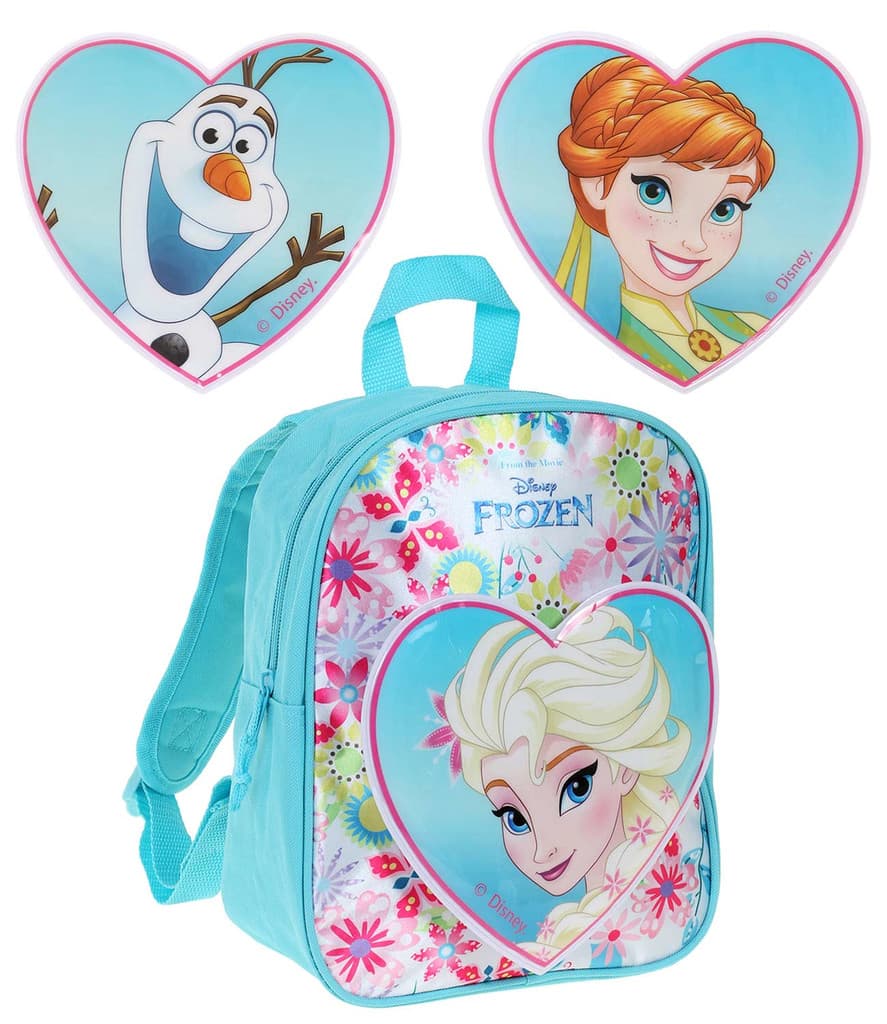 Frozen Frost 2i1 Ryggsäck Skolväska Med Utbytbara Motiv 28cm