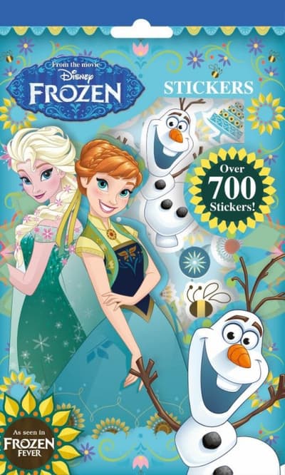 700 stk Disney Frozen Stickers Set Glitter