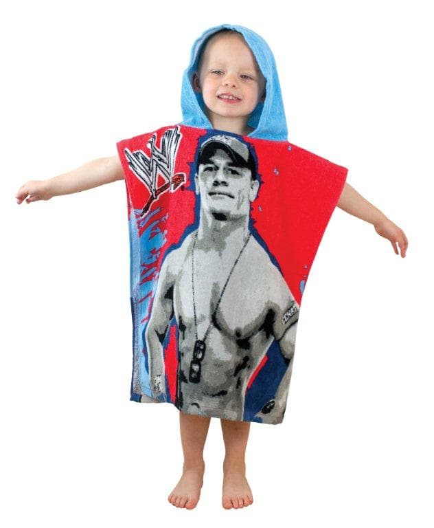 WWE Superstar Kids Double Sided Hooded Towel Poncho 115*50cm