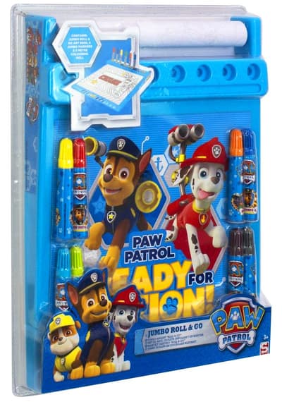 Paw Patrol Jumbo Target Set Roll & Go med kuglepenne