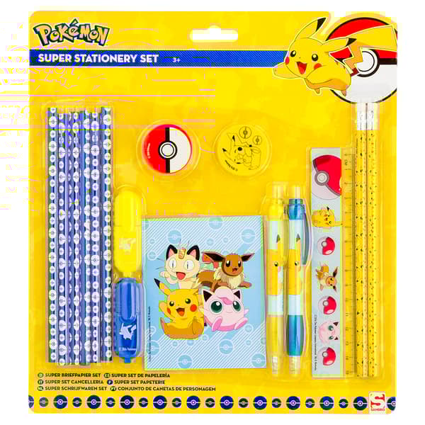 Pokemon Super Stationery Set 16 in 1