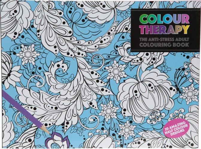 Colour Therapy Anti-Stress Coloring Book, Mandala, Relax