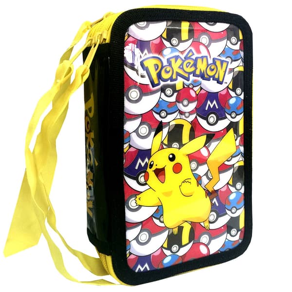 43-delt Pokemon Triple School Set penalhus
