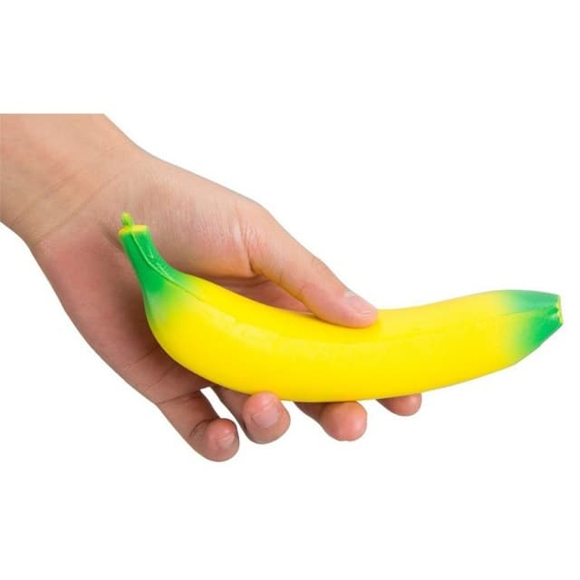 SQUEEZE OG STRETCHABLE STRESS BANANA! PRANK MORO