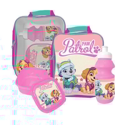 Paw Patrol Skye Everest-taske med madkasse og vandflaske PINK